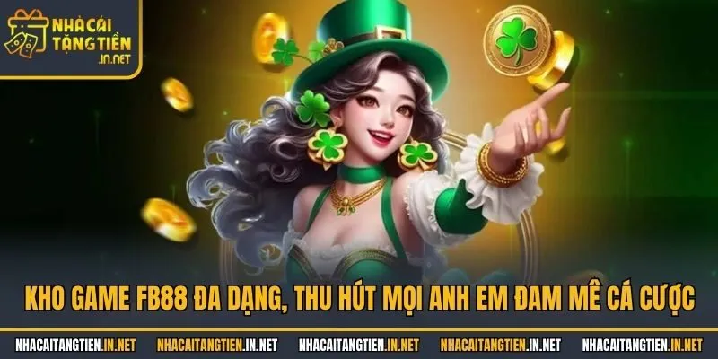 Kho game FB88 đa dạng, thu hút mọi anh em đam mê cá cược