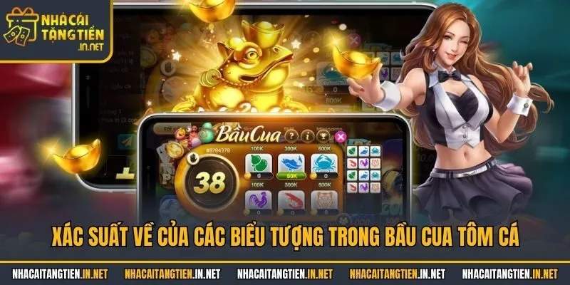 Xác suất về của các biểu tượng trong bầu cua tôm cá